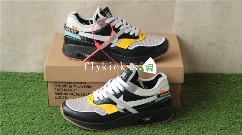 Nike Air Max 1 x Off White Black Custom